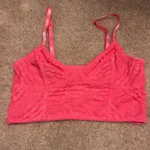 Free People Pink Bralette